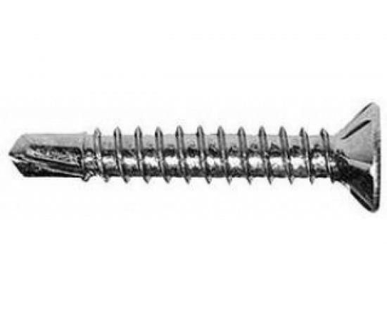 Оконный саморез со сверлом Kenner Белый цинк под автомат 3,9х32 Kn 500шт сбс3932ф 