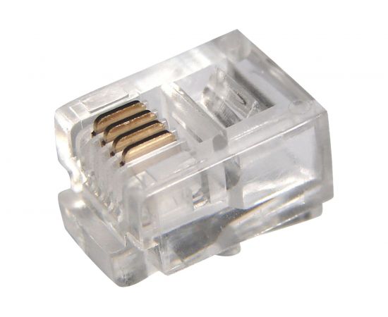 Телефонный джек 6P4C, 100шт PROCONNECT 05-1012-3 