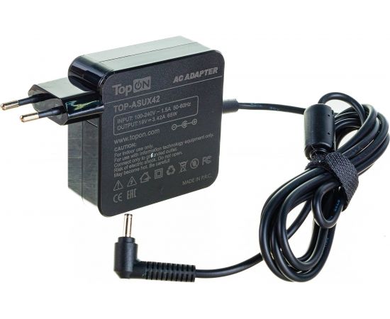 Блок питания для ноутбука Asus TopON 19V 3.42A 4.0x1.35 65W ADP-65DW TOP-ASUX42 