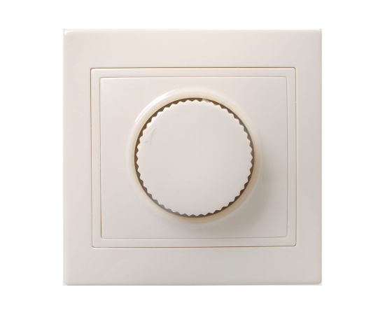 Поворотный светорегулятор IEK КВАРТА кремовый EDK10-K33-03-DM 