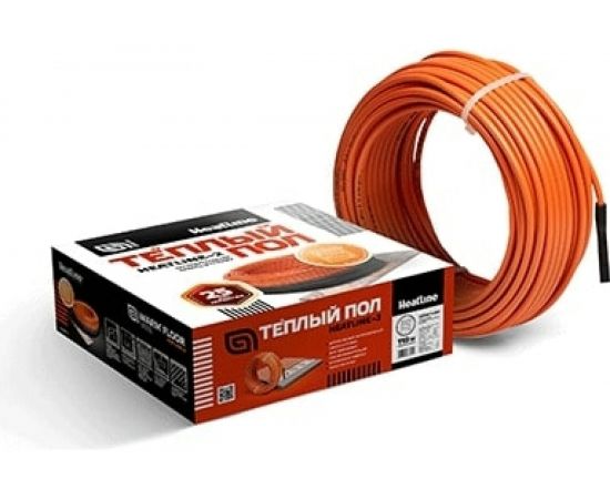 Двухжильный кабельный теплый пол Heatline 5 м, 110 Вт, 0.65-1.1 м2 20Р2Э-5-110 