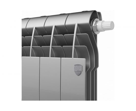 Радиатор ROYAL THERMO BiLiner 350/Silver Satin VDR - 10 секций НС-1309716 – изображение 2