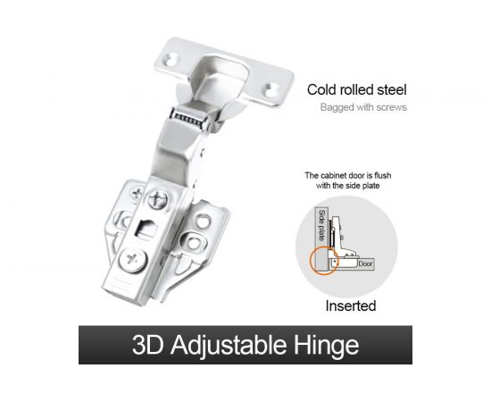 Вкладная петля с доводчиком Brante 3D clip-on 107035 – изображение 2