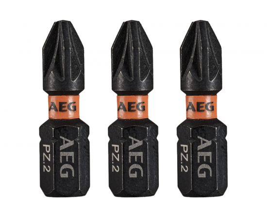 Биты ударные AAK253PZ2 (3 шт; PZ2; 25 мм) AEG 4932479171 – изображение 2