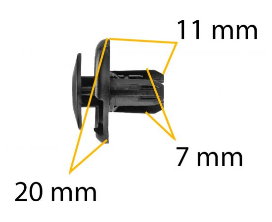 Автокрепеж Alfa Romeo/Fiat/Lancia/Lexus/Mitsubishi/Suzuki/Toyota 10 шт 9S9AK07332 КрепАвто 1403 – изображение 2