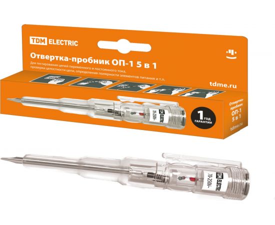 Отвертка-пробник TDM ОП-1 SQ0501-0002 – изображение 2