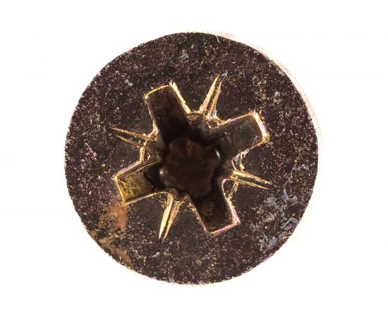 Потайной универсальный шуруп Метизный двор 5,0x50, желтый, 10 шт. 4607173900944 – изображение 3