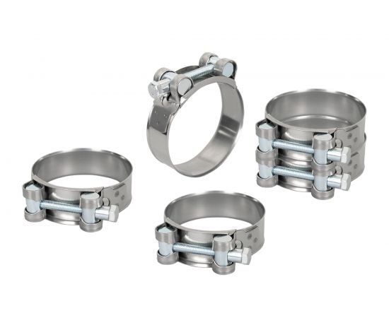 Силовой хомут из нержавеющей стали KRAFT W2, 56-59 мм, уп. 5 шт. KT 880524 – изображение 3