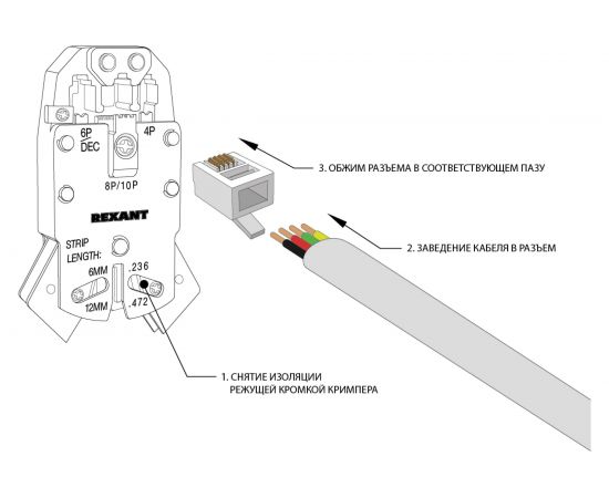 Телефонный джек 6P4C, 100шт PROCONNECT 05-1012-3 – изображение 3