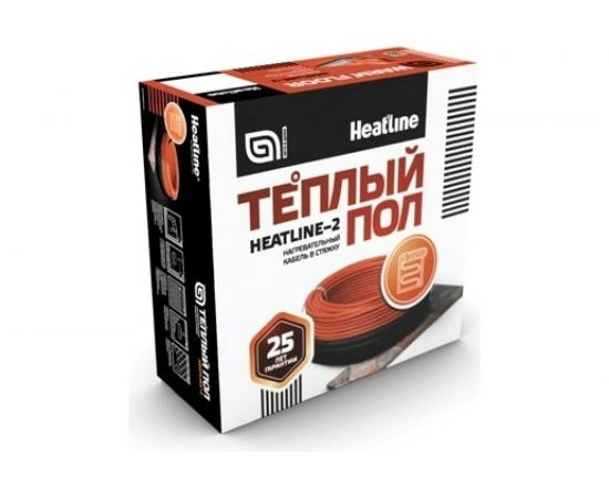 Двухжильный кабельный теплый пол Heatline 5 м, 110 Вт, 0.65-1.1 м2 20Р2Э-5-110 – изображение 3
