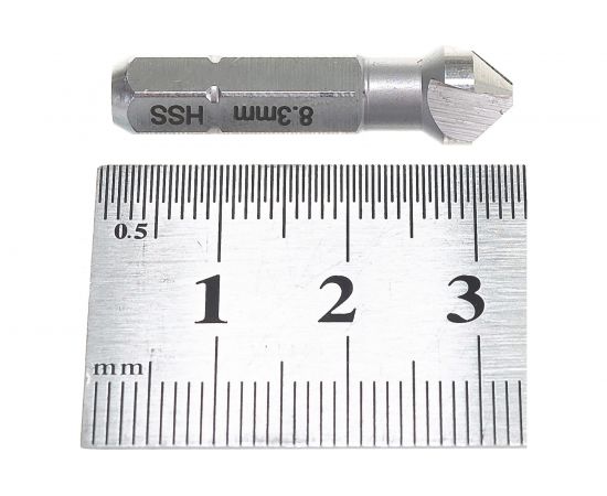 Зенковка (8.3 мм; HSS-G; 90 град; Z=3; шестигр.хв.) PROJAHN 353083 – изображение 4
