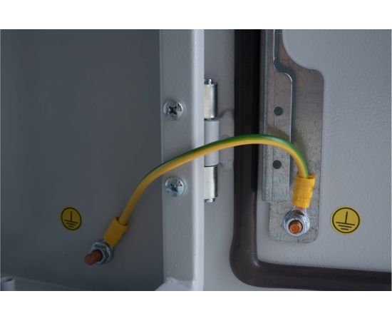 Шкаф ЦМО, электротехнический, настенный, сплошная металлическая дверь, серый EMW-300.200.150-1-IP66 – изображение 4