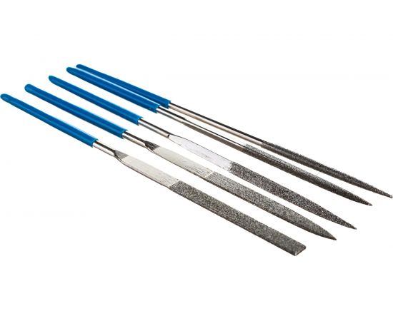 Набор алмазных надфилей Hogert Technik 5 шт HT3B808 – изображение 5