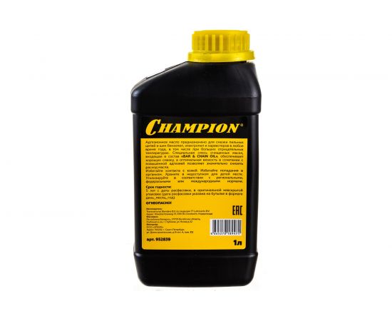 Масло для смазки пильных цепей и шин 1 л Champion 952839 – изображение 5