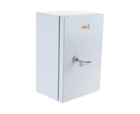 Шкаф ЦМО, электротехнический, настенный, сплошная металлическая дверь, серый EMW-300.200.150-1-IP66 – изображение 6