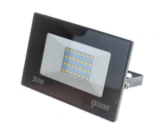 Светодиодный прожектор Gauss Elementary 30W 2695lm IP65 4000К черный 1/10 613100230 – изображение 10