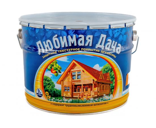 Защитно-декоративное покрытие для древесины Любимая Дача Груша 9 л 1 45314 