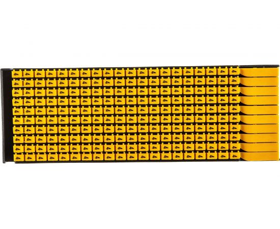 Маркер для кабеля сечением 1,5-2,5 мм DKC символ 4, 200шт MKF4S2 