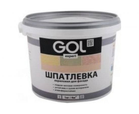 Шпатлевка акриловая Expert GOL Фасадная 4.5 кг Palizh 11605976 