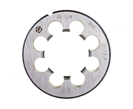 Плашка, трубная цилиндрическая G 1 1/4 дюйма 9ХС ТМ Туламаш 57989 