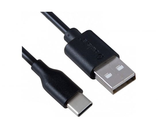 Кабель Belsis USB 2.0 А вилка - USB Type C вилка, быстрая зарядка, 1м, 1,8 А, черный BW1407B 