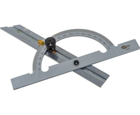 Угломер-транспортир GRIFF 0-180, d=100мм, L=150мм D143005 