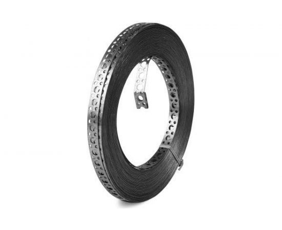 Монтажная перфорированная лента Госкреп оцинк., прямая, 0,7х12, бухта 10 м 13-0019600 