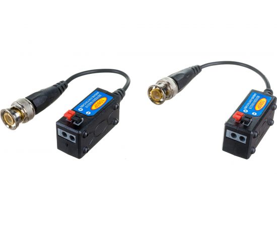 Одноканальный пассивный приемо-передатчик Amatek AV-T3TC по витой паре. комплект 2шт 7000276 