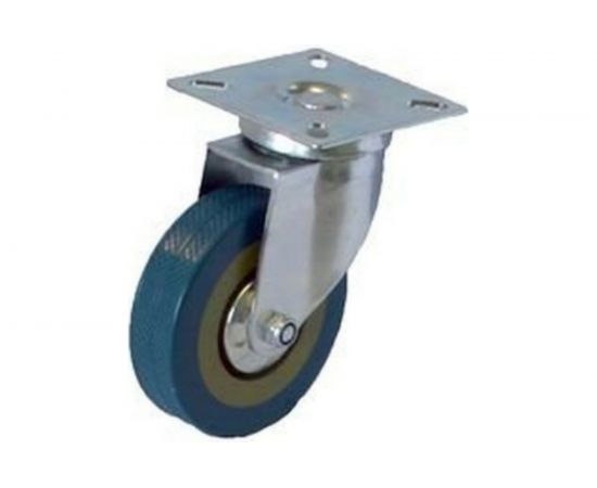 Колесо поворотное на площадке 50 мм, ПВХ Левша У8-8959 