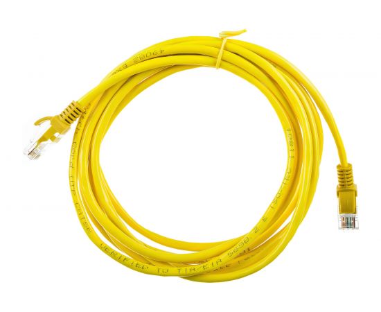 ExeGate Патч-корд UTP-RJ45-RJ45-5e-3M-YL, UTP, cat.5e, 3м, желтый 258677 