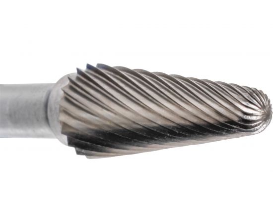 Борфреза твердосплавная NORGAU форма L коническая со сферической вершиной SCM HM L1025M06-45 (10х25х6х60 мм) 077140300 