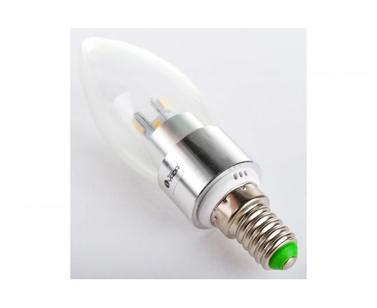 Светодиодная лампа Nord-Yada C35 3W S 220V E14 2700K (свеча прозрачная) 903643 