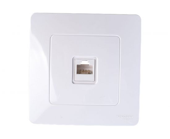 Компьютерная розетка Schneider Electric BLANCA RJ45, категория 5E, БЕЛЫЙ BLNIS045001 