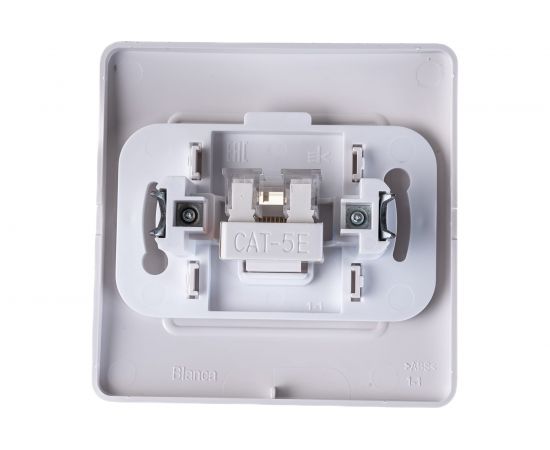 Компьютерная розетка Schneider Electric BLANCA RJ45, категория 5E, БЕЛЫЙ BLNIS045001 – изображение 2
