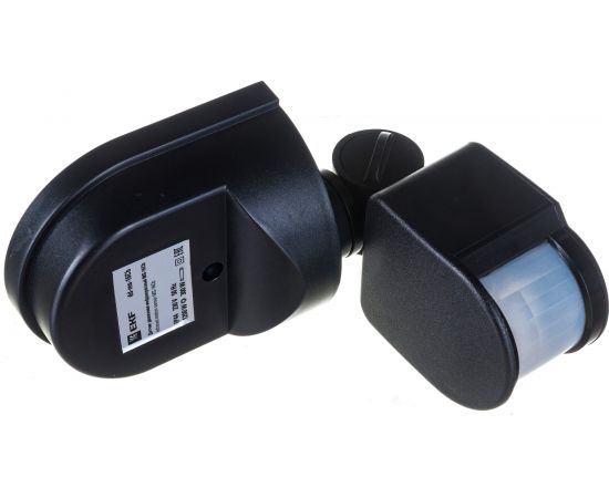 ИК датчик движения EKF, настенный 1200Вт 180гр до 12м IP44 MS-16Cb черный PROxima dd-ms-16Cb – изображение 2