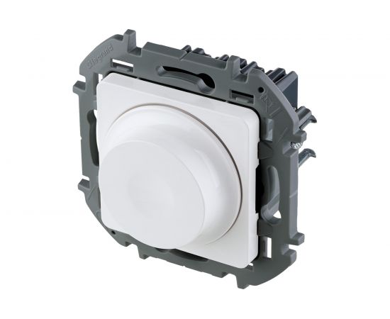 Поворотный светорегулятор Legrand без нейтрали 300Вт - INSPIRIA - белый 673790 – изображение 2