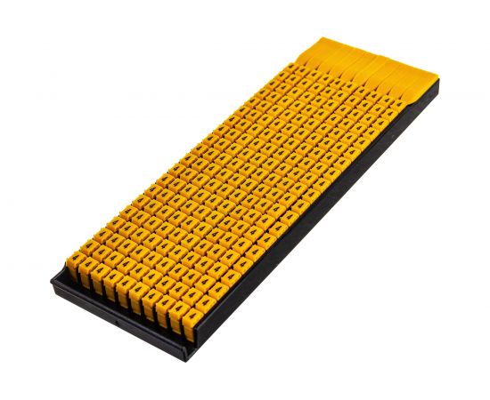 Маркер для кабеля сечением 1,5-2,5 мм DKC символ 4, 200шт MKF4S2 – изображение 2