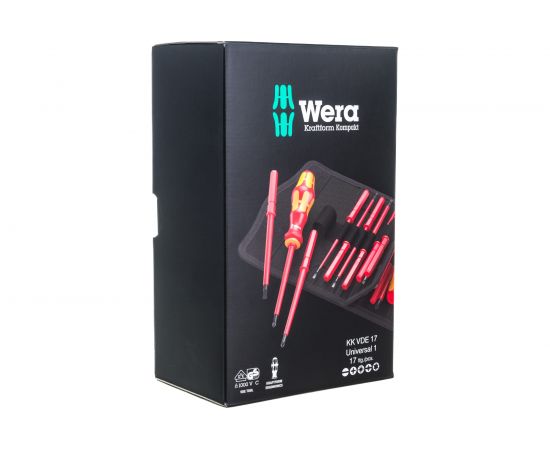 Набор отвёрток-насадок диэлектрических с рукояткой-держателем Wera, VDE, 17 предметов, WE-059030 – изображение 2