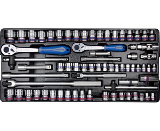 Универсальный набор инструментов 219 предметов KING TONY 911-000CR – изображение 2