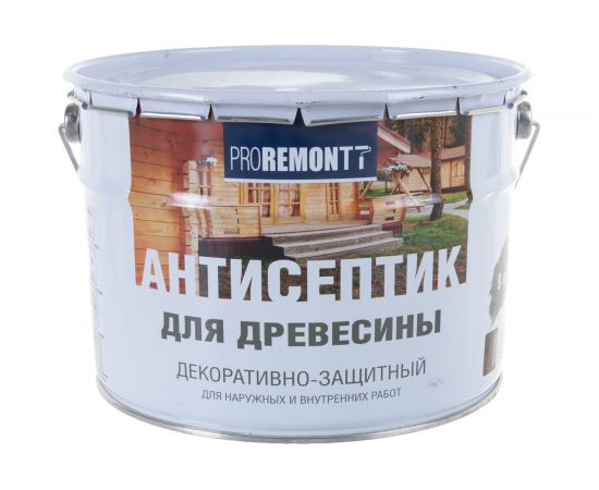 Антисептик Proremontt деревозащитное средство палисандр 9 л Лк-00004632 – изображение 2