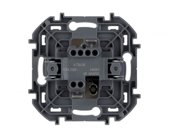 Одноклавишный выключатель Legrand - INSPIRIA - 10 AX - 250 В - слоновая кость 673601 – изображение 2