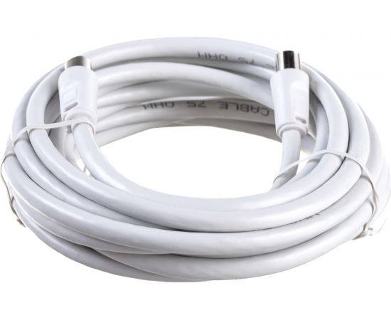 Кабель PERFEO ТВ вилка - ТВ розетка длина 5 м. T5004 30 003 926 – изображение 3