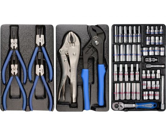 Универсальный набор инструментов 219 предметов KING TONY 911-000CR – изображение 3