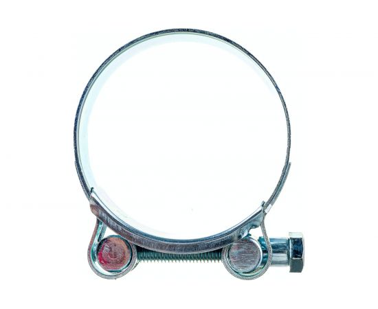 Силовой хомут Nord-Yada Д: 65-70 мм, Ш: 22 мм, Т: 1,2 мм, болт: М6х55, оцинкованная сталь 905998 – изображение 3