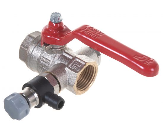Шаровой кран ITAP муфтовый, полнопроходной, со спускным устройством, рычаг, 1/2 ART 115 – изображение 3