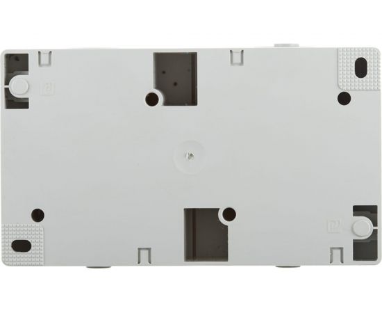 Двойная розетка Aling-conel POWER IP44 16A 250В открытой установки с поликарбонатовой вставкой, серый 2412.1A 117035 – изображение 4