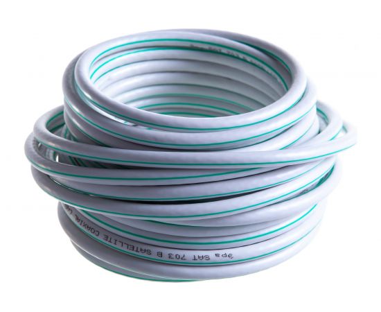 Коаксиальный кабель ЭРА SAT 703 B,75 Ом, Cu/, PVC, цвет белый Б0044613 – изображение 4