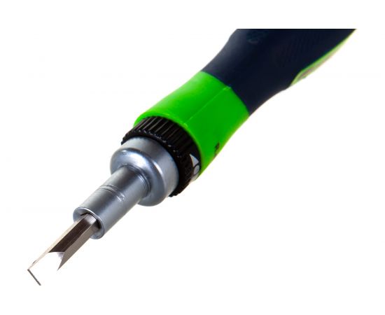 Реверсивная отвертка для точных работ с набором бит и торцевых головок СИБРТЕХ 32 предмета 13370 – изображение 4