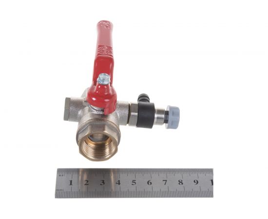 Шаровой кран ITAP муфтовый, полнопроходной, со спускным устройством, рычаг, 1/2 ART 115 – изображение 4