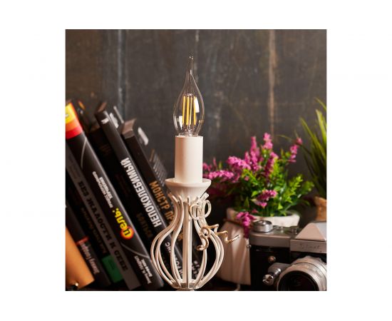 Филаментная лампа REXANT Свеча на ветру CN37 7.5 Вт 2700K E14 604-101 – изображение 4